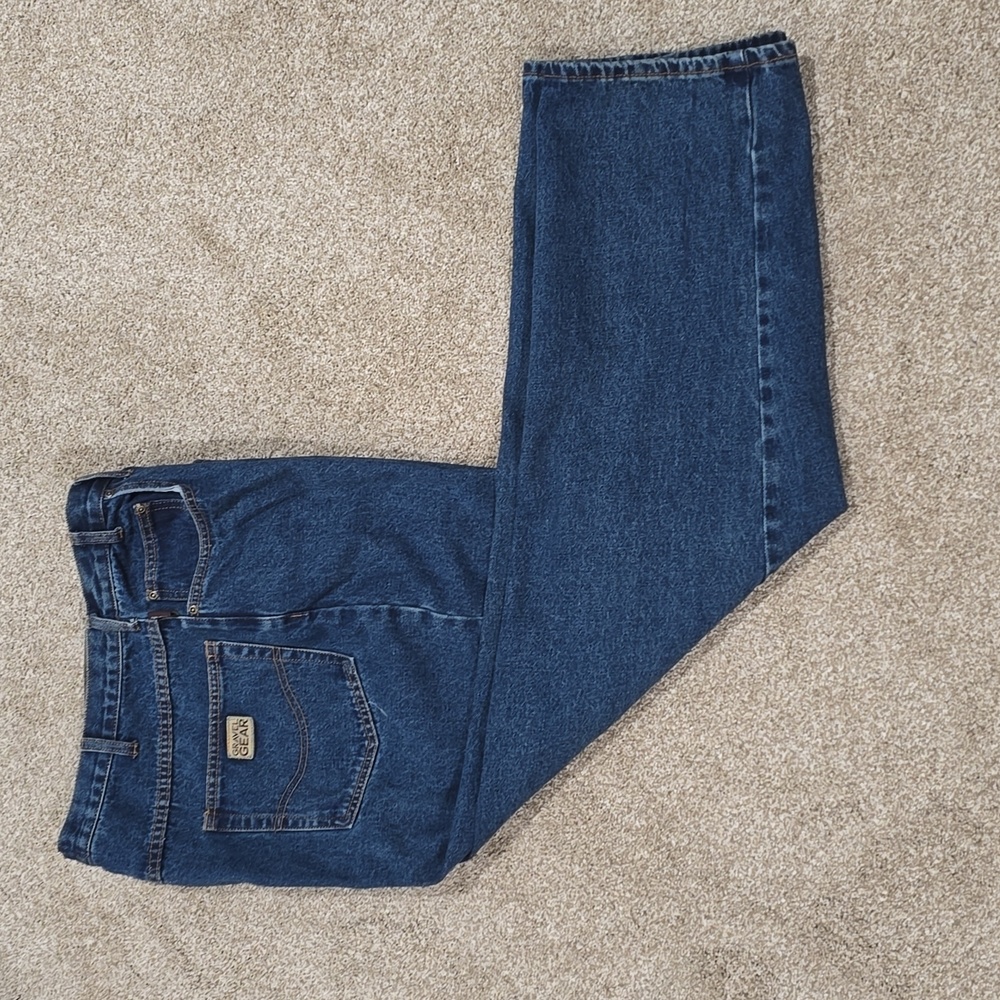 Gravel Gear Relaxed Fit Blue Jeans (42x32)